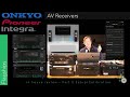 Part 2  integra pioneer onkyo flagships  in house review initial setup  dirac configuration