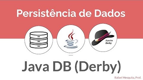 Persistência de Dados - Java DB - Derby