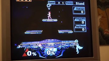 Super Smash Brothers Melee Moon Walk To Ledge Grab (All 26 Characters)