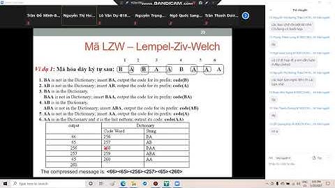 Bài tập mã hóa lempel-ziv chuỗi nhị phân năm 2024