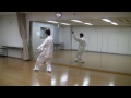 太極拳 24式太極拳【鏡】簡化24式太極拳 24 Forms Tai Chi Chuan 背面右から