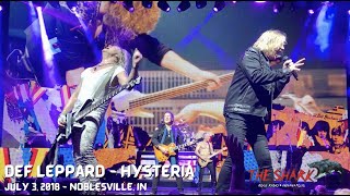 Def Leppard "Hysteria" from Noblesville, Indiana on July 3, 2018