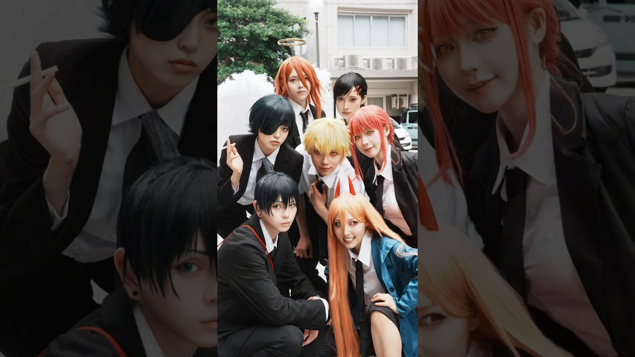 7人でチェンソーマンのコスプレしてみた❗️努力❗️未来❗️アビュリフォァスタァ❗️