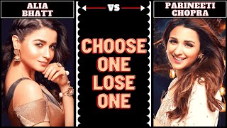 Video thumbnail of "ALIA BHATT vs PARINEETI CHOPRA Songs - Choose One Lose One"