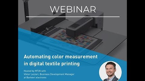 Automating colour measurement in digital textile printing