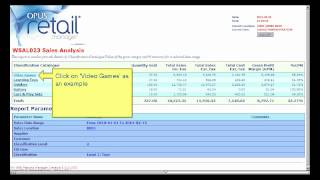 OPUS Retail Manager Live - Web Based Reporting