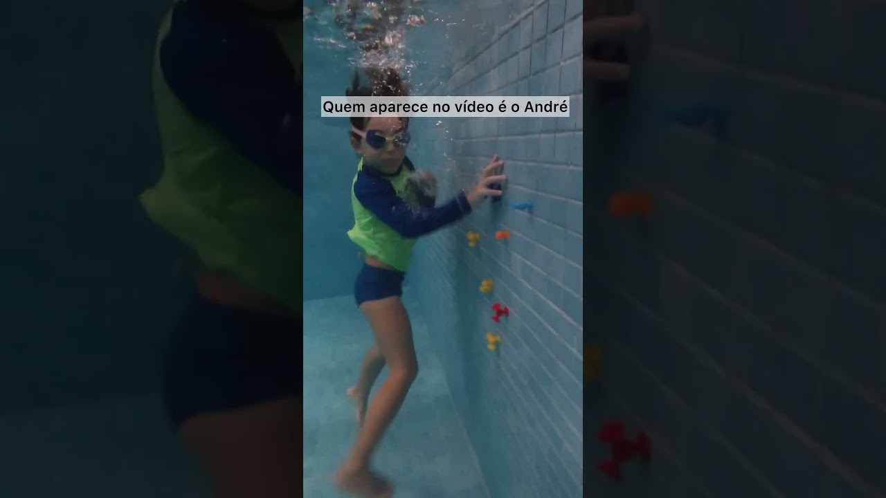 Brinquedinho para aulas de natação infantil 💦