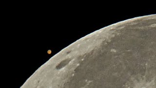 Mars transit or Moon transit?  8-12-2022 (Nikon D7200+600mm f4 lens)