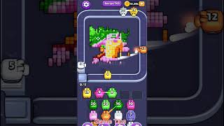 Pixel Flow level 743 Solution Walkthrough