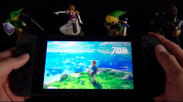 ASMR Nintendo Switch Zelda Button Pressing Sounds | No Talking |