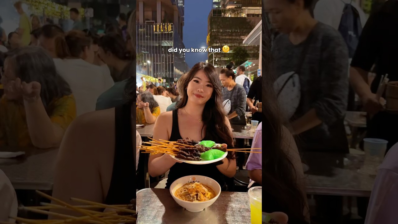 A MUST on your Singapore trip 🤤🍢 #singapore #singaporefood #satay