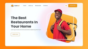 Create A Food Website Using HTML and CSS Only - Easy Tutorial