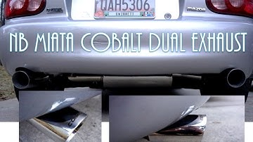NB Miata Dual Cobalt Exhaust Install & Sound