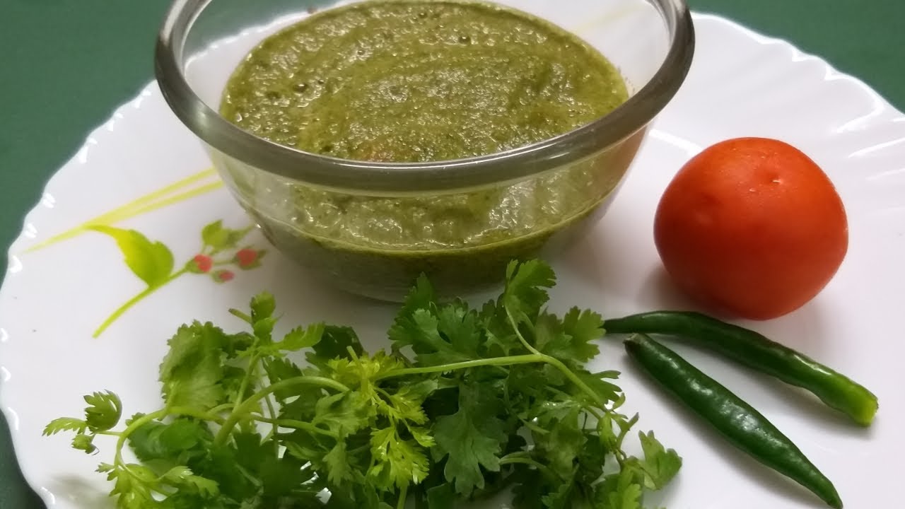 Coriander leaves chutney Dhaniya patti ki chutney kottimir