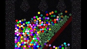 Virus Infection vs Marble Proliferation - Survival Marble Race in Algodoo