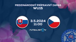 Medzištátny prípravný zápas WU15: Slovensko - Česko (zostrih)
