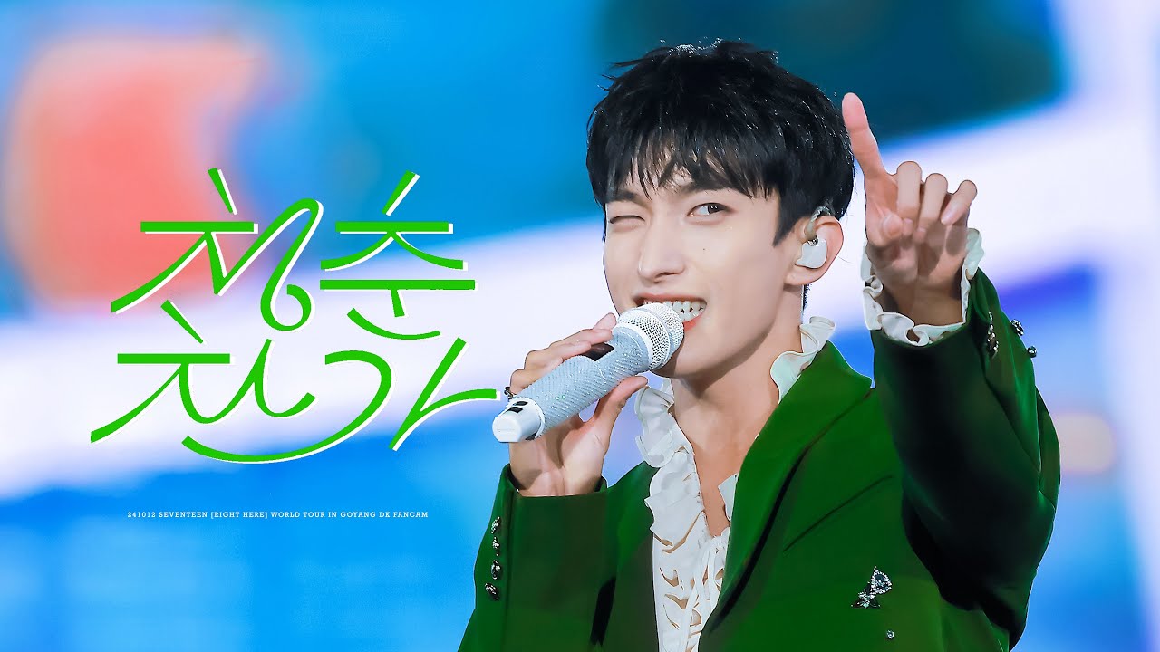 [4K]241012 SEVENTEEN RIIGHT HERE 고양 - 청춘 찬가 - 도겸DK Focus 직캠