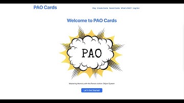 PAO Cards: Mastering Memory with the Person-Action-Object System