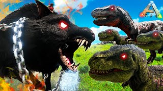 FENRIR: EL LOBO GIGANTE QUE COME DINOSAURIOS | ARK SURVIVAL EVOLVED