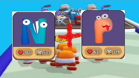 Merge ABC Lore Letter Run Gameplay Walkthrough - Merge Battle #29