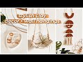 EASY DIY AIR DRY CLAY PROJECTS | Boho Wall Hanging, Scandi Plant Hanger, Modern Jewelry Dish