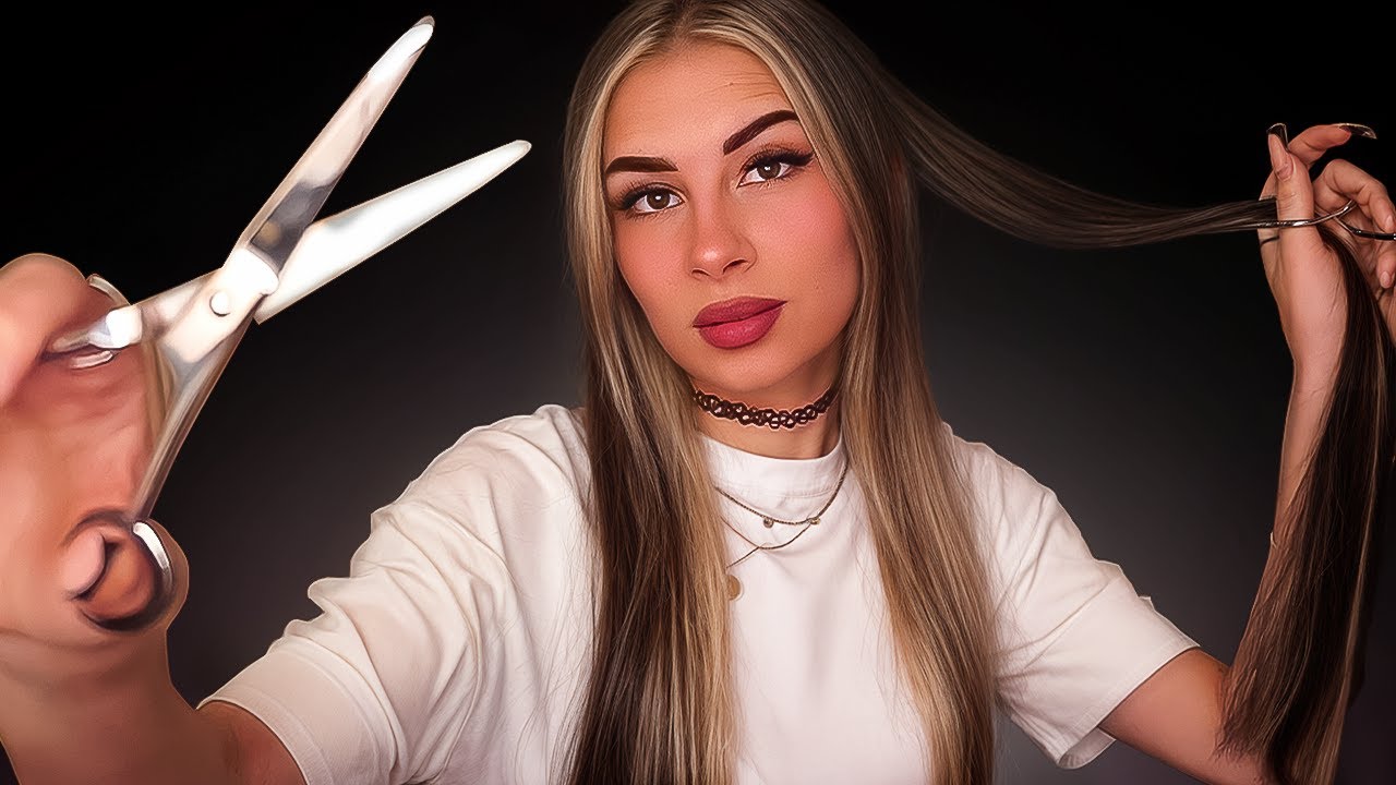 ASMR Give Myself A HAIRCUT! ✂️