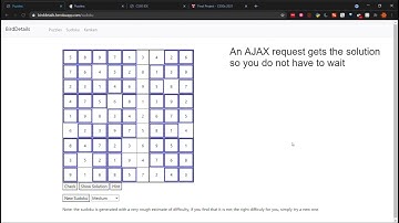 Puzzles Web App: CS50 Final Project - Erik Umble