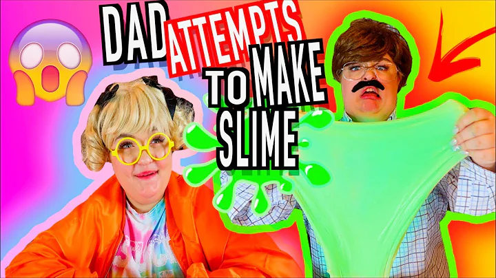 CURLY SUE TEACHES HER DAD HOW TO MAKE SLIME