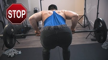 Barbell Rows Hurt Your Lower Back? Do This.