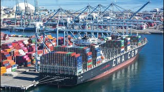DAY IN THE LIFE AT THE PORT OF LOS ANGLES (WBCT) #KONTAINEROZ #ILWU13 #PORTLIFE