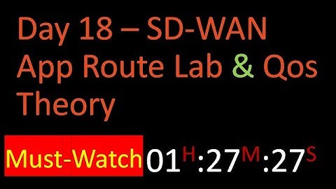 Cisco SD-WAN App Route Policy & Qos Theory