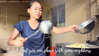 'Humbang Nangka' Unripe jackfruit cooked in coconut milk (CountrysideLife after Odette) Bohol