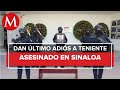 Homenajean a director de Policía Preventiva de Sinaloa asesinado en Culiacán