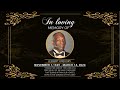 Celebration of life service for brother leebert gregory  april 7 2024