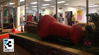 Records: Giant $40K Thumb Tack Stolen From Hickory Art Gallery