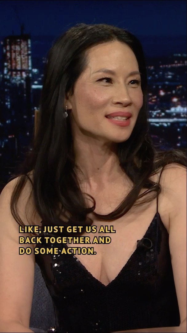 #LucyLiu teases a potential #CharliesAngels reunion w/ #CameronDiaz \u0026 #DrewBarrymore! #FallonTonight