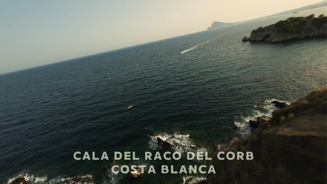 Cala del Racó del Corb at Costa Blanca in Spain DJI Avata