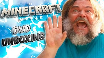 Unboxing A MINECRAFT MOVIE on DVD!