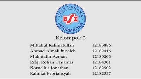 Tugas Logika Algoritma Kelompok 2 BSI BSD