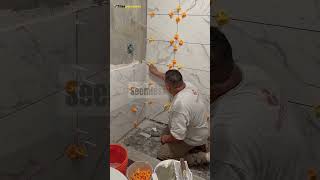 Bathroom Shower Tile Installation | Flawless Transformation #tiles