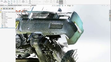 MVtoolbox tutorial. Learn how to work with point clouds in Solidworks