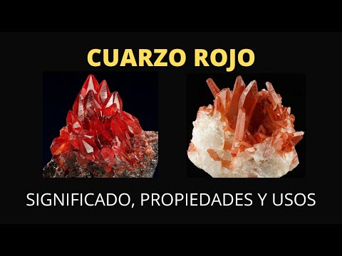 💎 Cuarzo ROJO [ Significado ] Propiedades y Usos del mineral