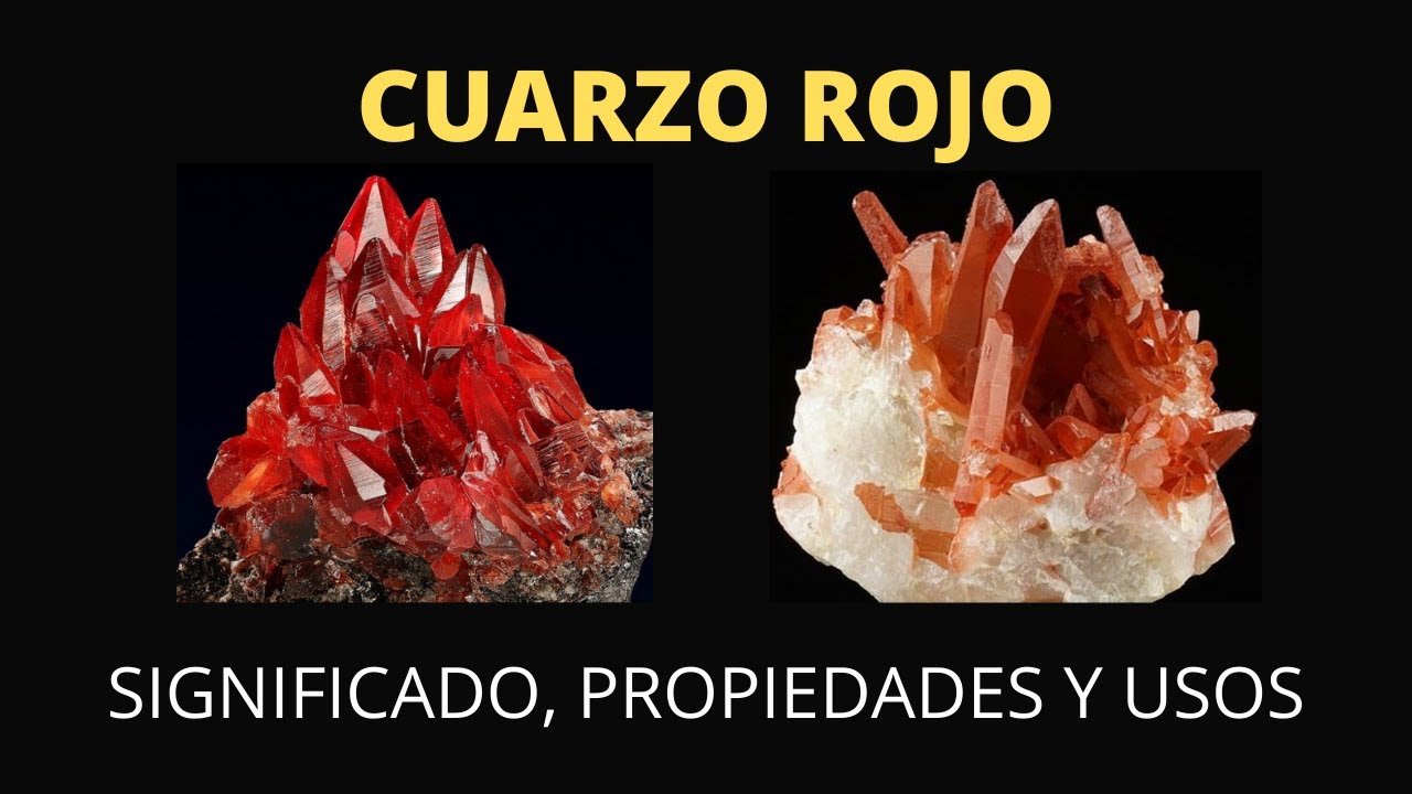 💎 Cuarzo ROJO [ Significado ] Propiedades y Usos del mineral - YouTube