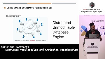 #HITBCW2021 D1 - Malicious Contracts - Kyprianos Vasilopoulos and Christian Papathansiou