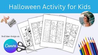 Full How to Design Cute Kids Halloween Printables in Canva to Sell on Etsy Guide