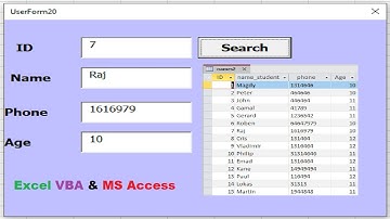 The Fastest Way to Search Microsoft Access Database Using Excel