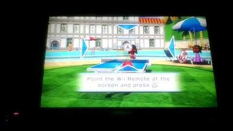 Wii Sports Resort in CPU MII Jackie Glitch