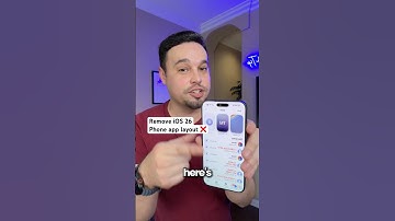 iOS 26 Tip 😮‍💨 How TO Switch Back to the Classic Phone App Layout #ios26 #ios #iphonetips