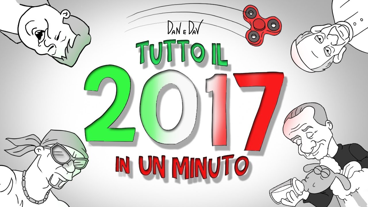 Tutto il 2017 in Un Minuto - Cartoon! 🇮🇹