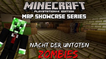 PS3/PS4 Minecraft Map Showcase: Episode 116 Nacht Der Untoten Zombies w/ Download